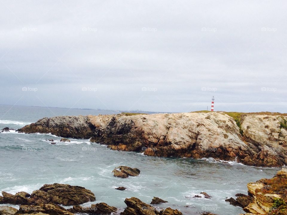 Lighthouse in the rocks