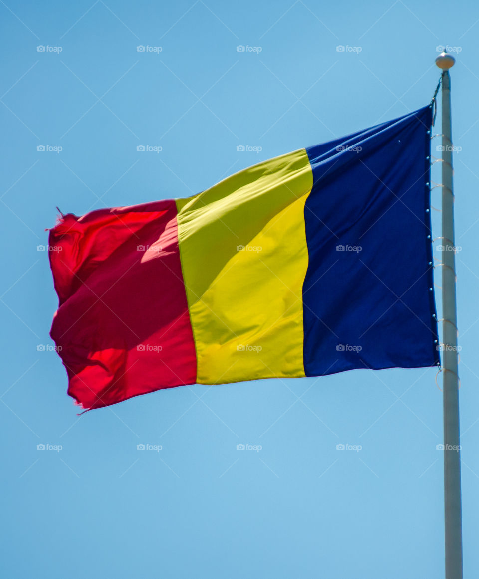 romanian flag. romanian flag