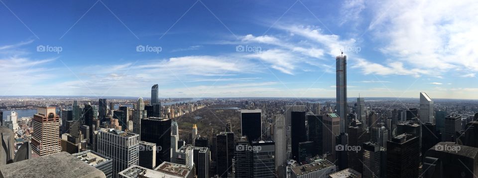New York - Skyline. Top of the Rock
