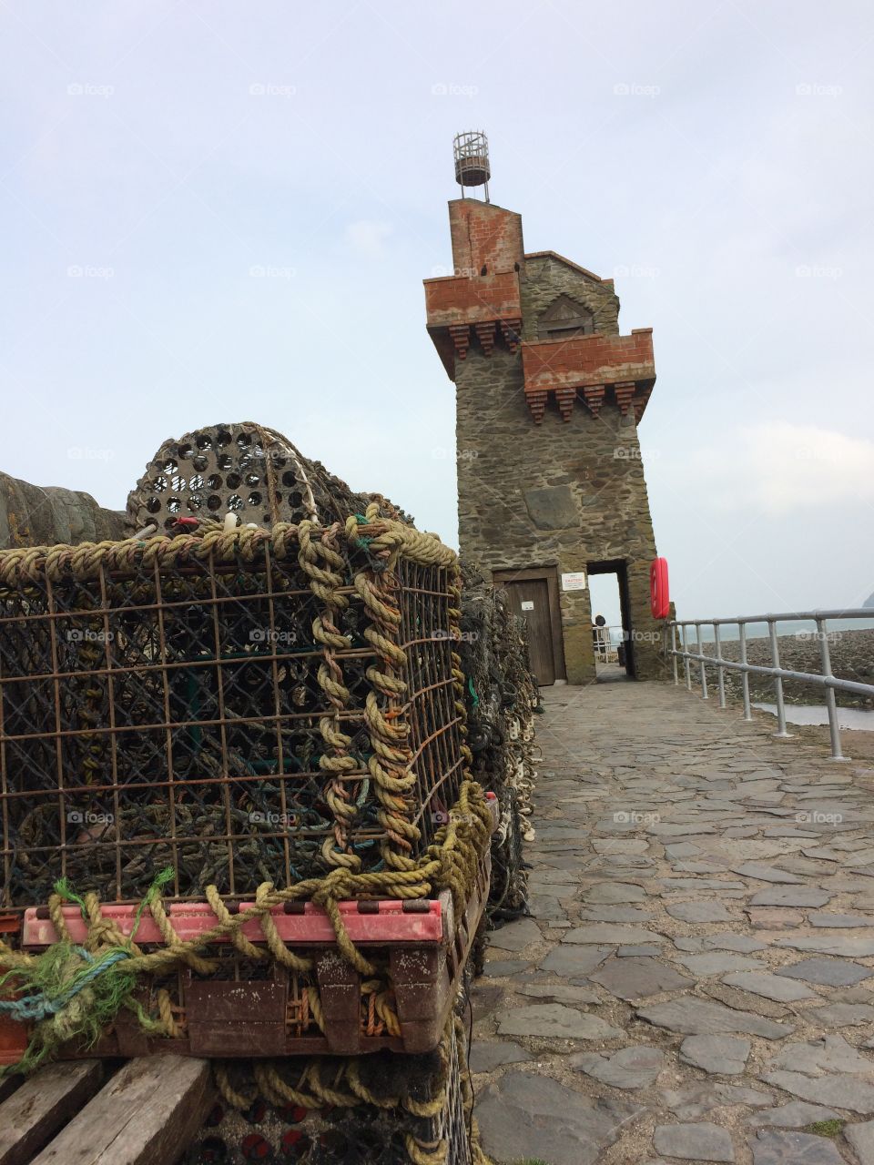 The tower, the harbour of Lynmouth