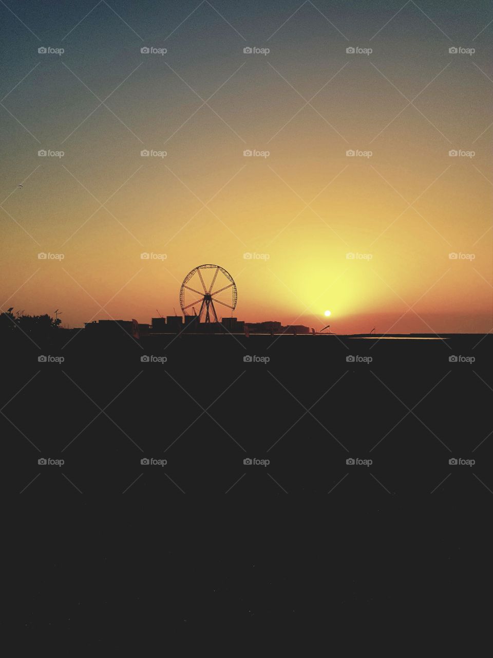 Sunset Ferris Wheel