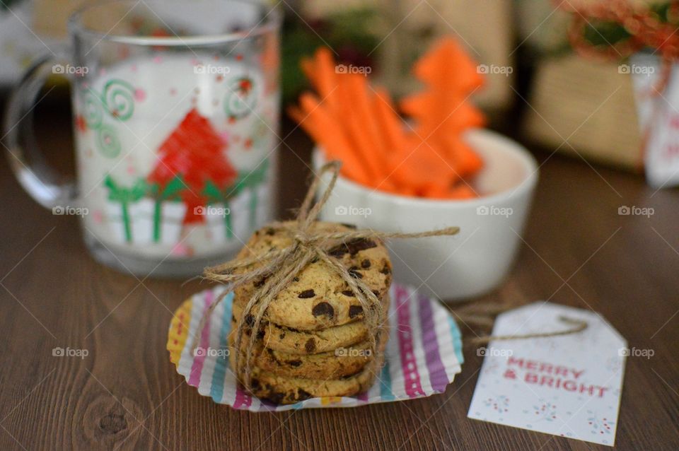 Preparing snacks for Santa