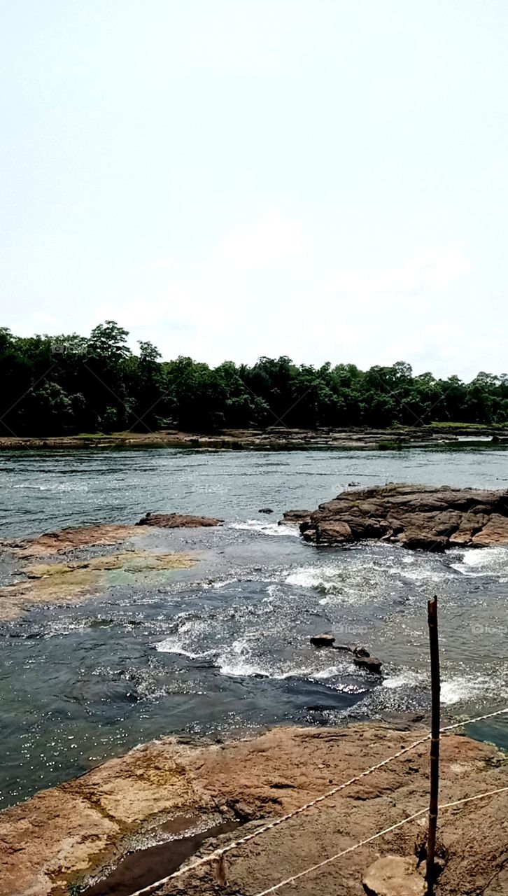 forest areas clean river photo so beautiful colour water fresh water in river so white and clean running water in rover