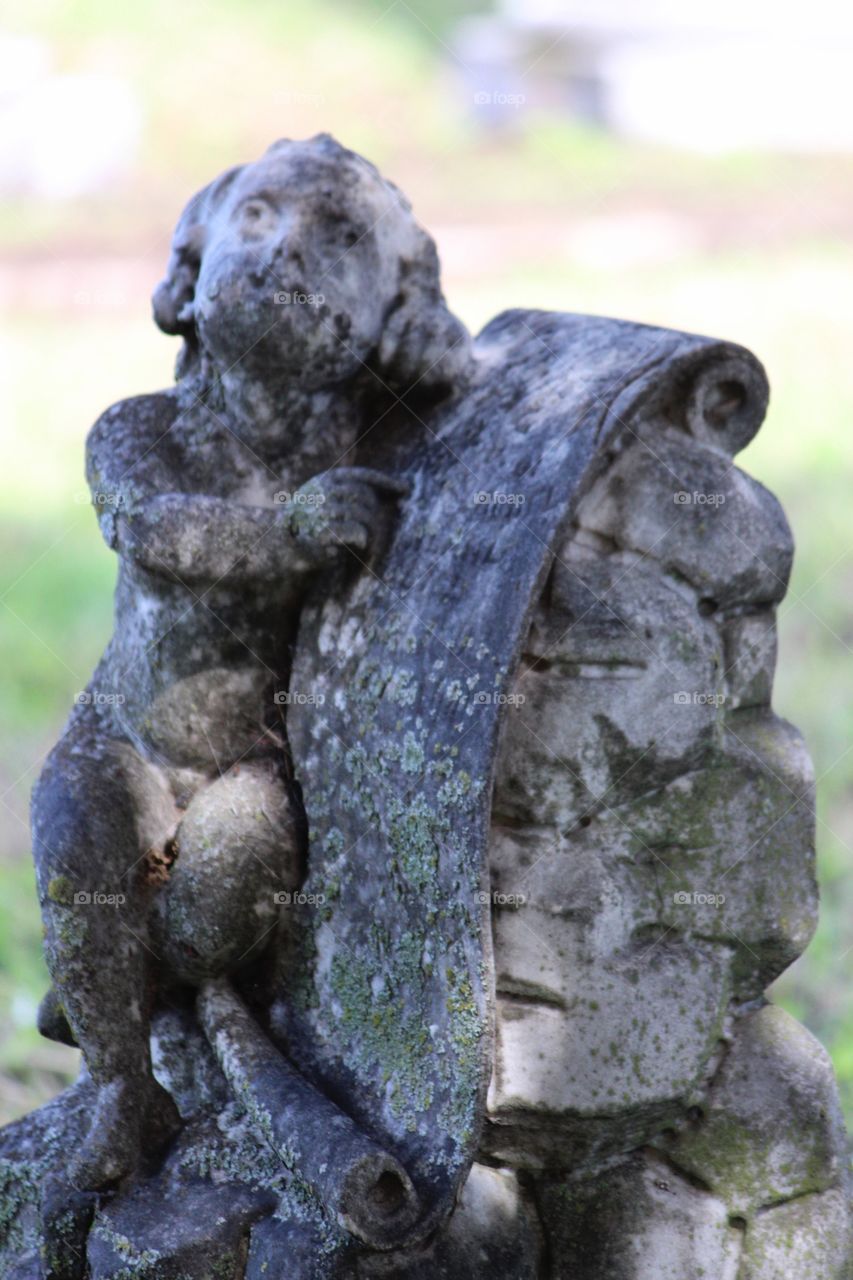 Statue in Cemetery 