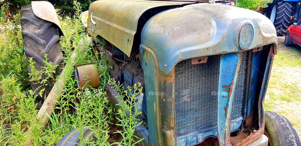 old tractor