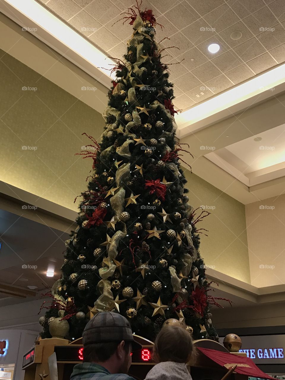 Christmas tree at the mall