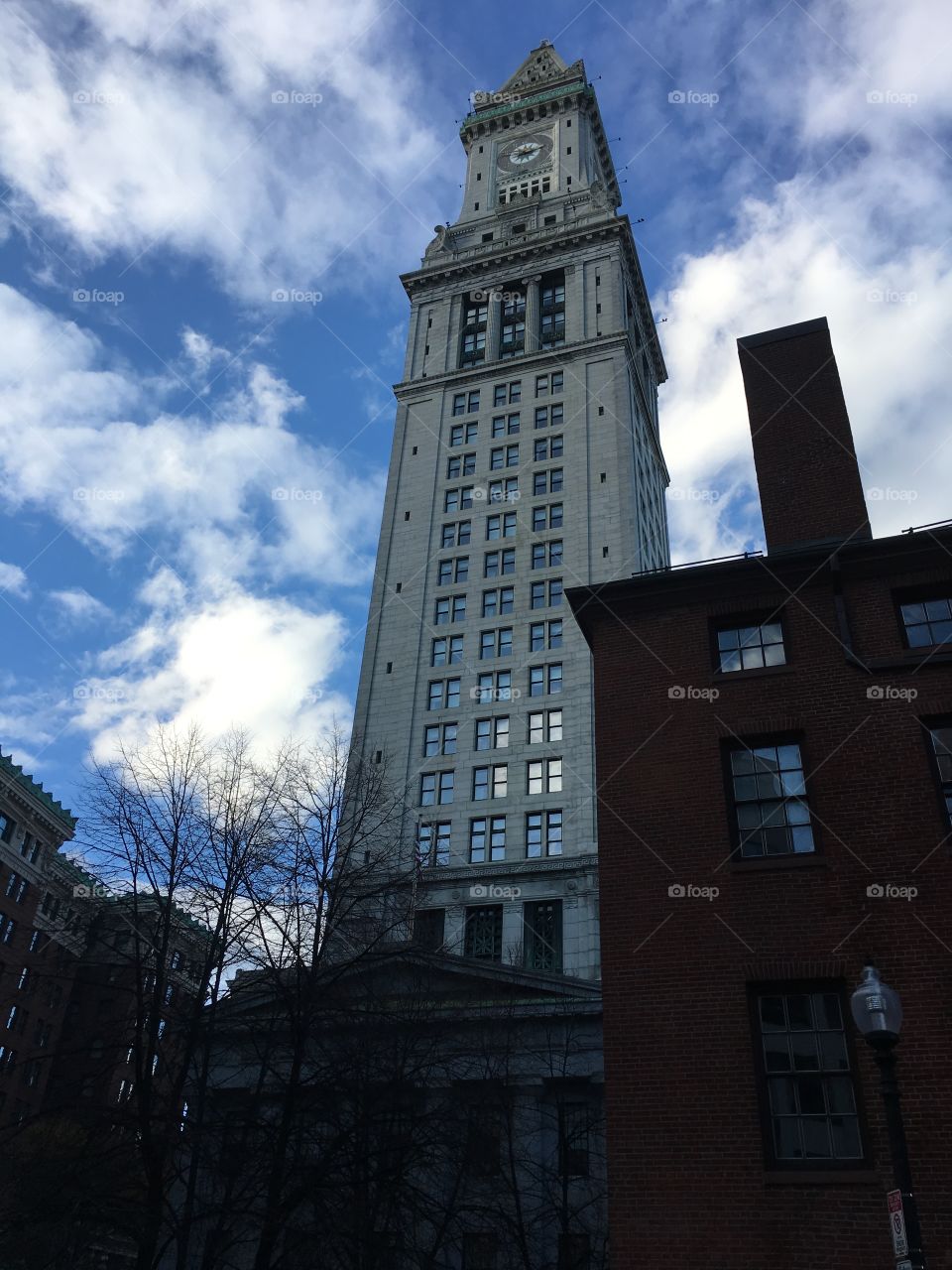 Boston in the evening light