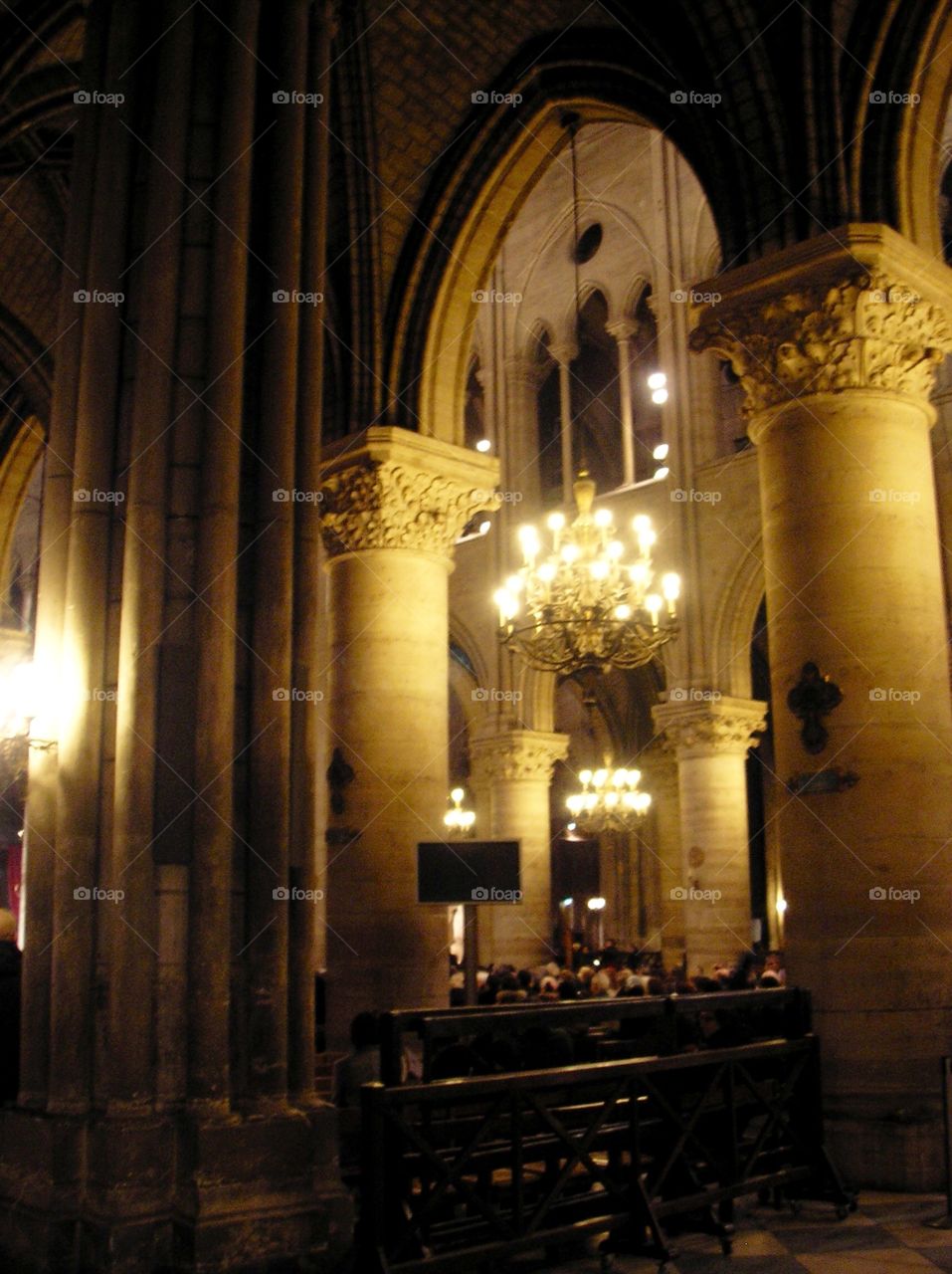 Interior elements of cathedral 