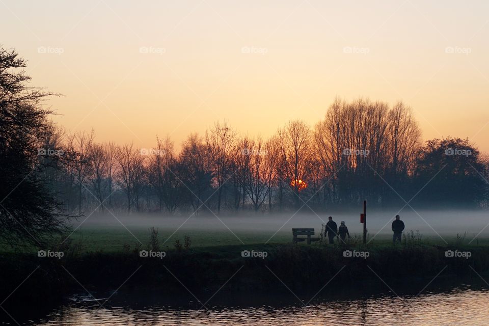 Misty Sunset