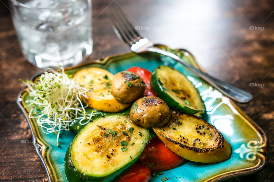 Grilled vegetables 