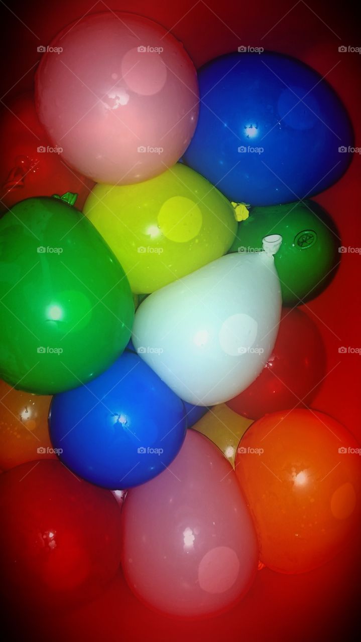 Water balloons!. Colorful water balloons!