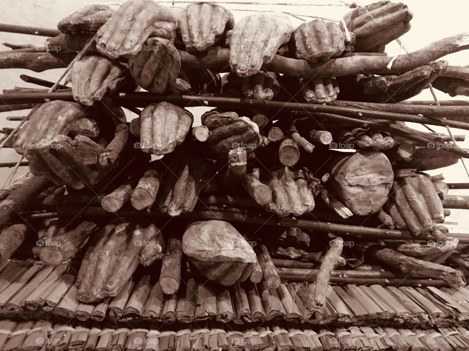 portrait of suffering