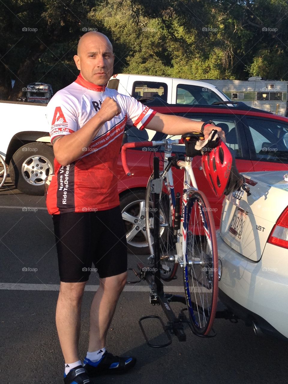 Napa ride. 100 mile race through Napa