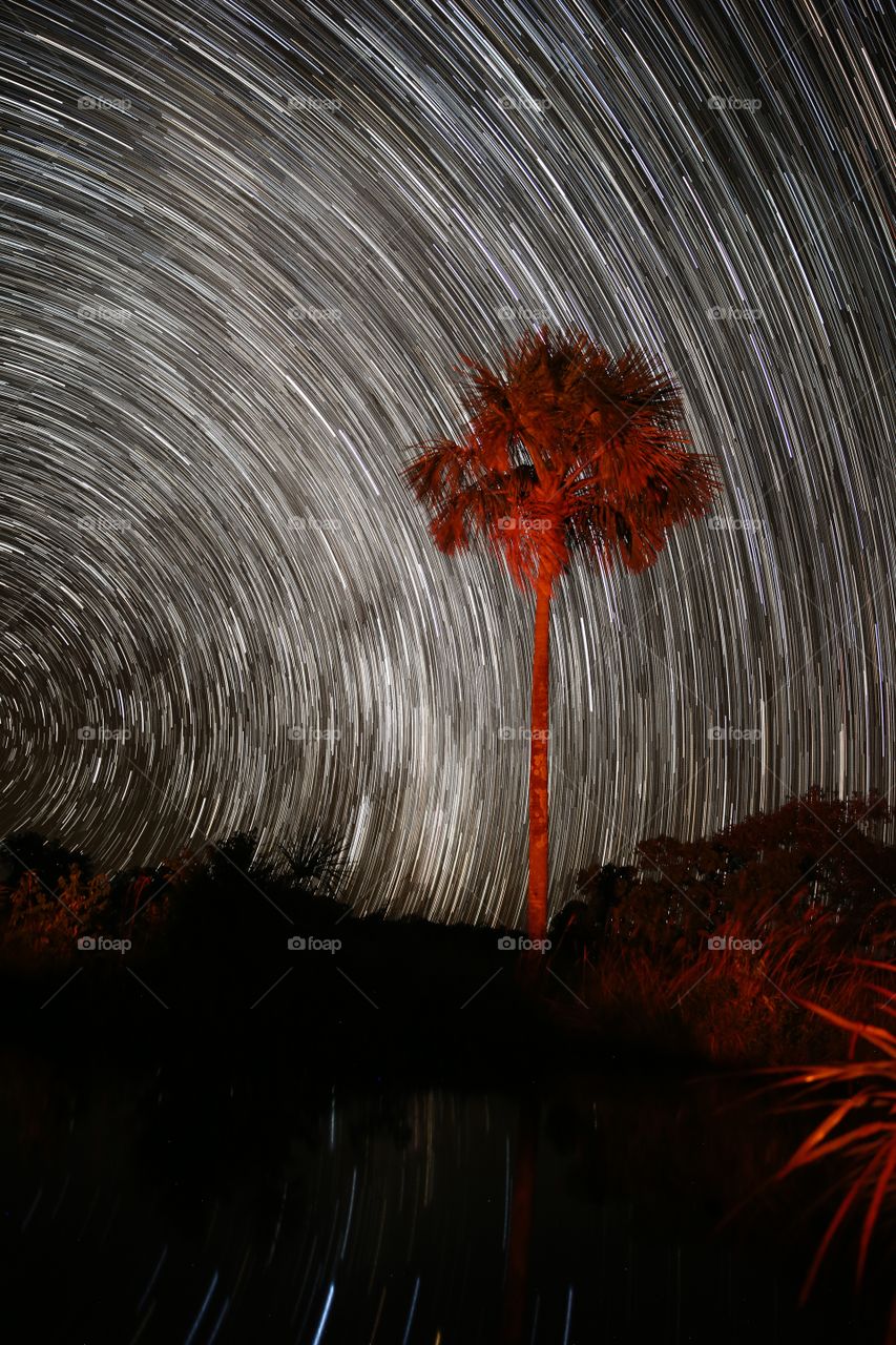 Star trails.