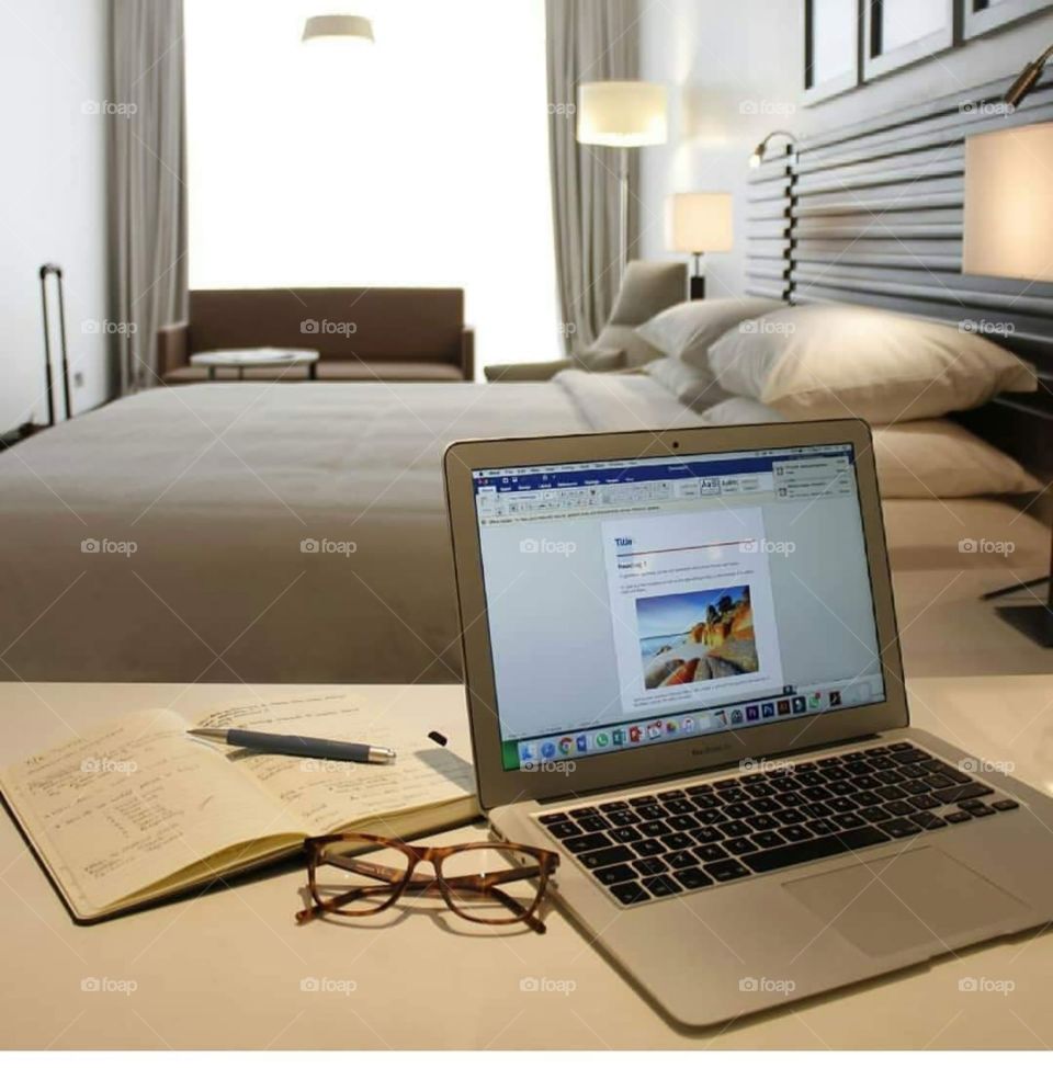 Favorite spot and the place I miss most when am at work, my bed