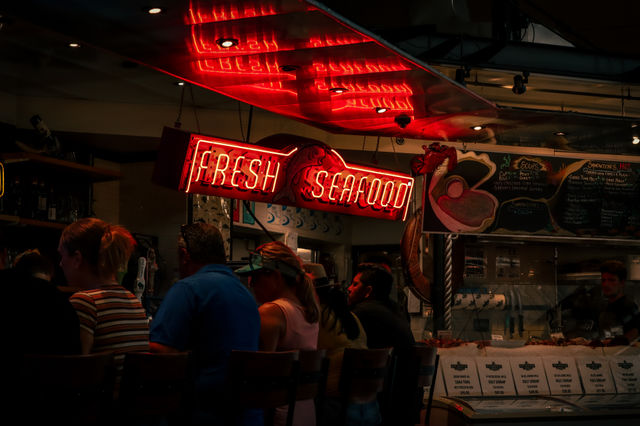 Fresh seafood