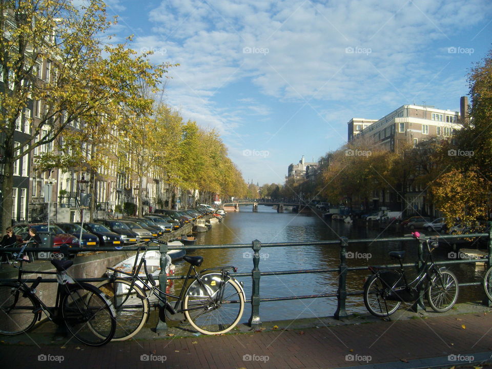 River chanell and bikes