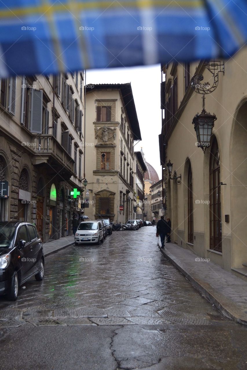 Rainy day in Florence