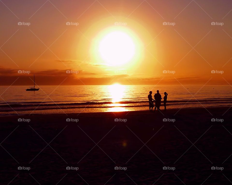 Sunset over Fort Myers Beach Florida

