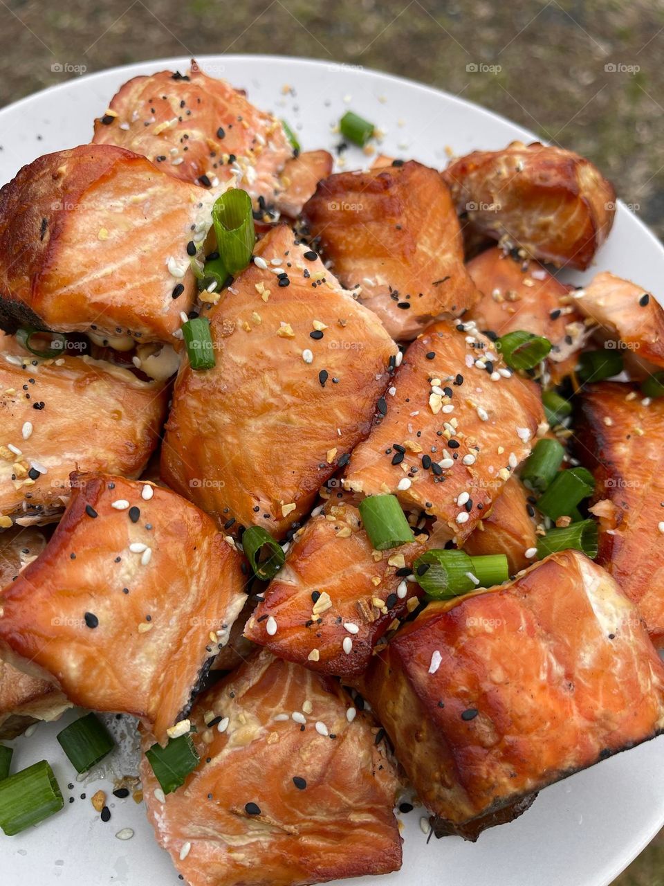 Salmon bites
