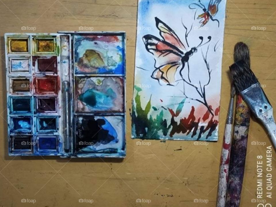 Butterfly painting