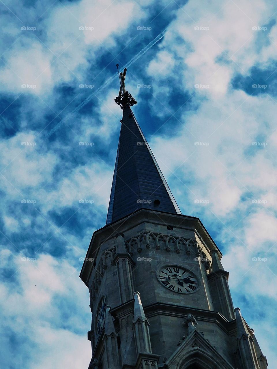 the church tower from Cluj