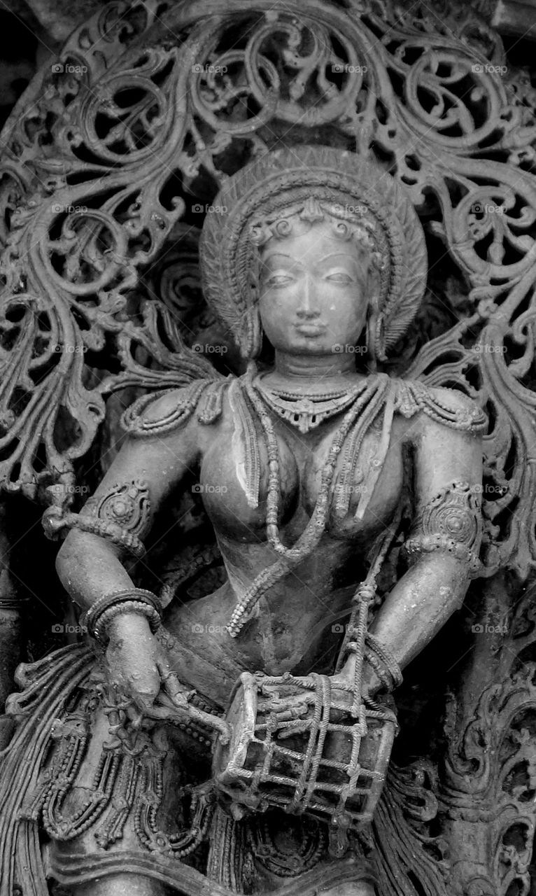 Fine art  - hoysala- sculpture