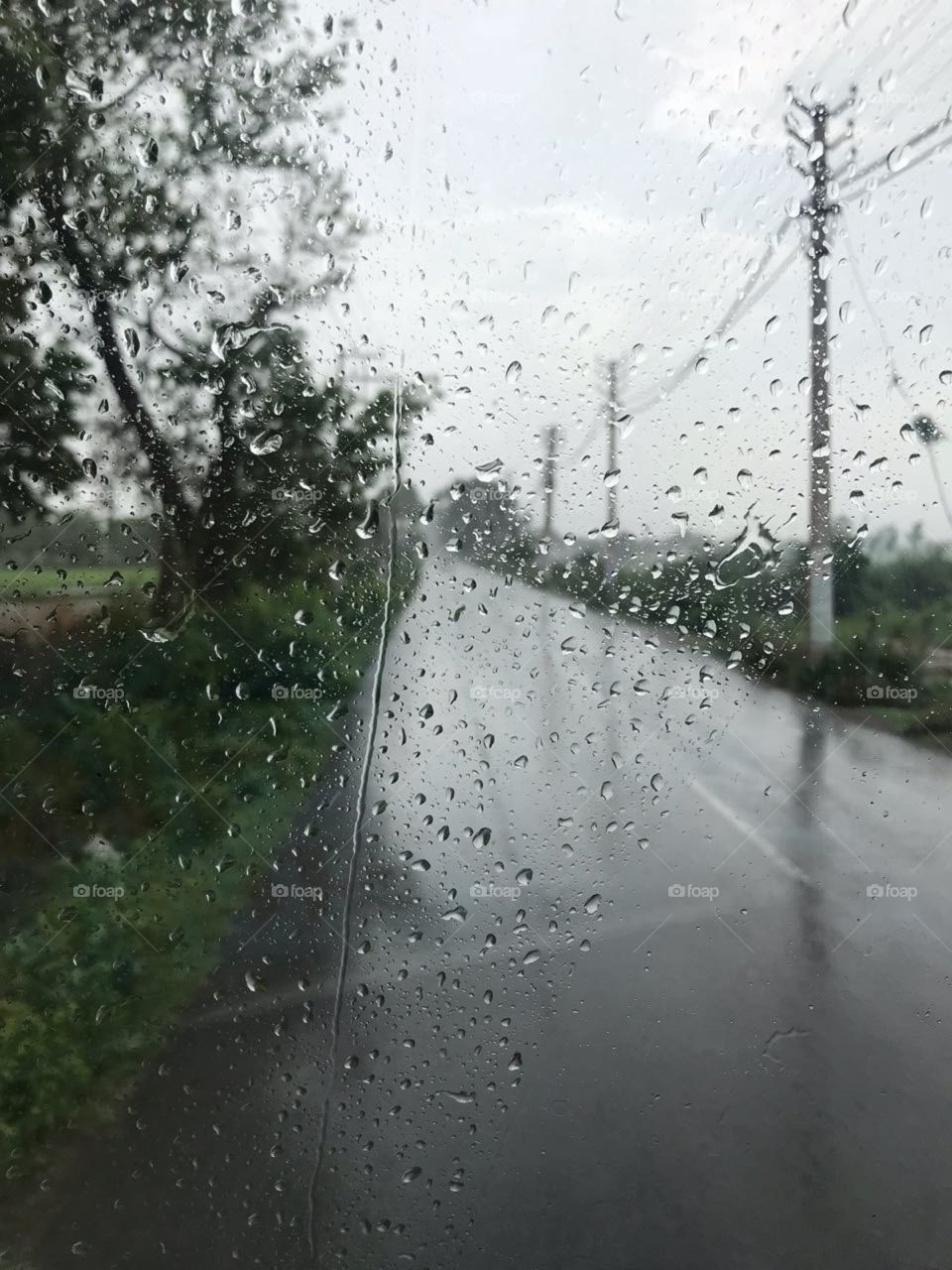Monsoon in village 