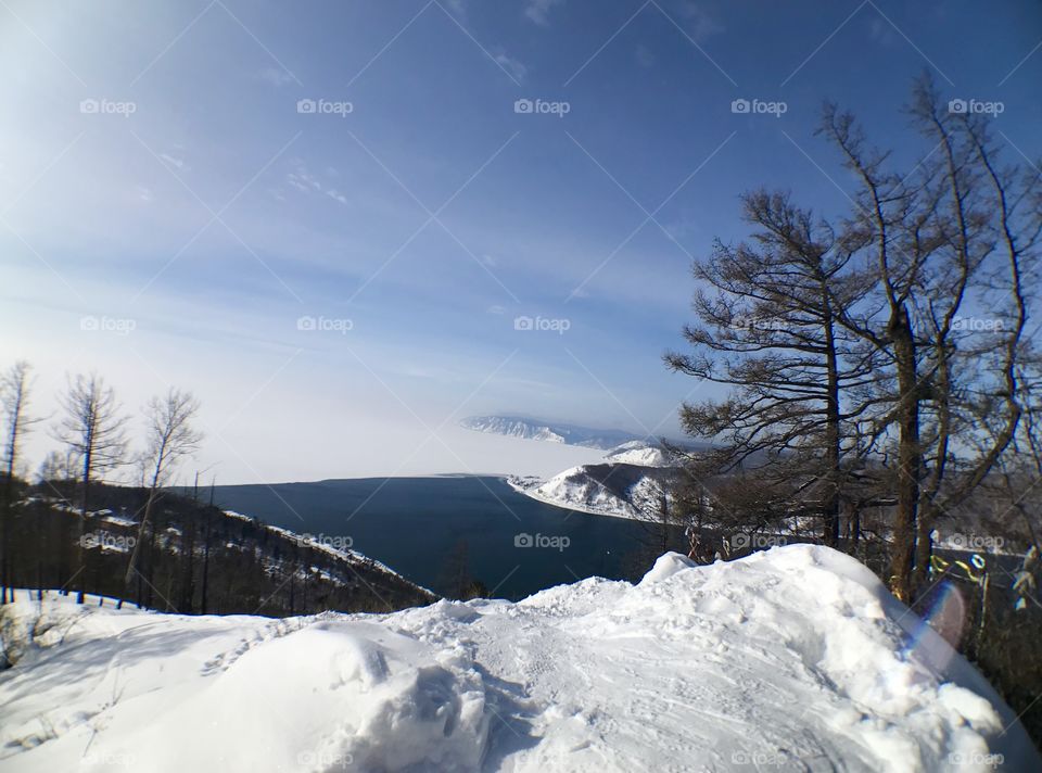 Oh dear...I have to tell that my cell phone can't took all of this beauty. Great nature creation at Baikal Lake.