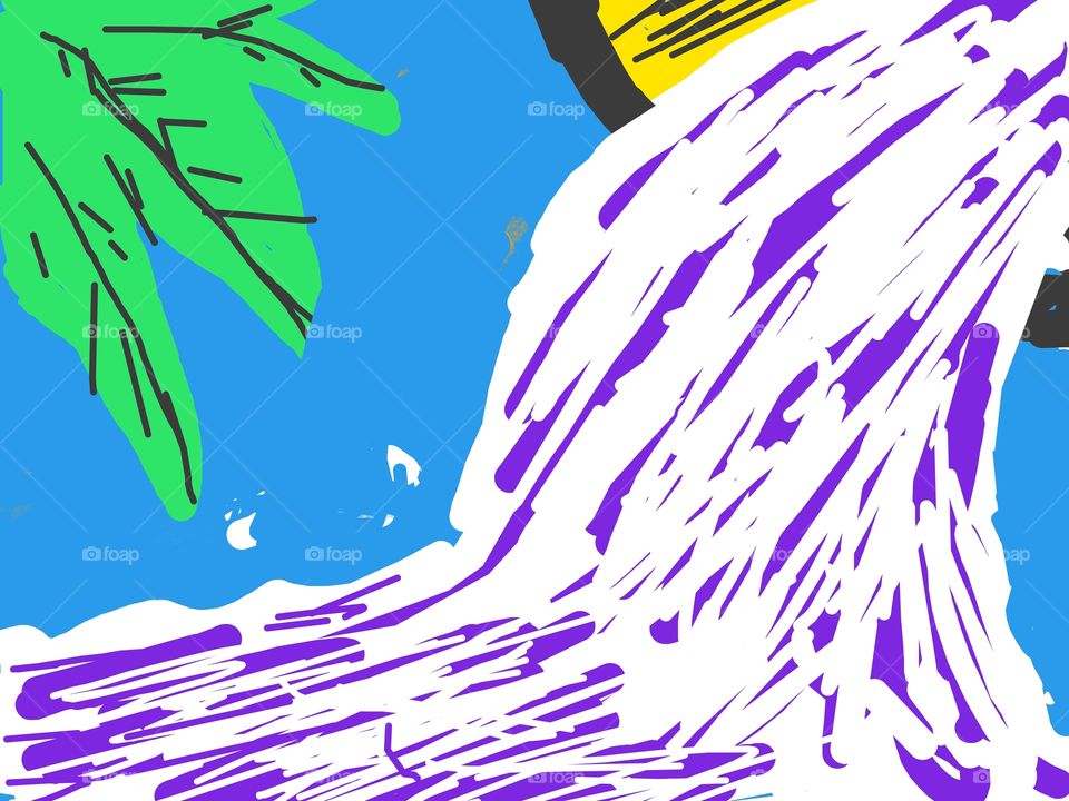 Abstract photo background, water flowing from the shower