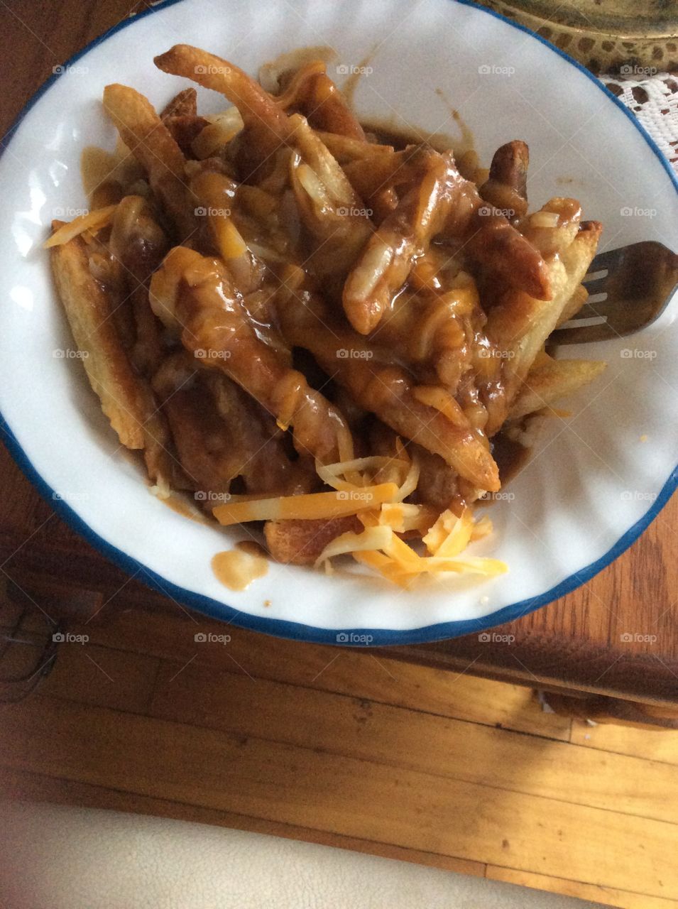 You know your Canadian when you make poutine for dinner 