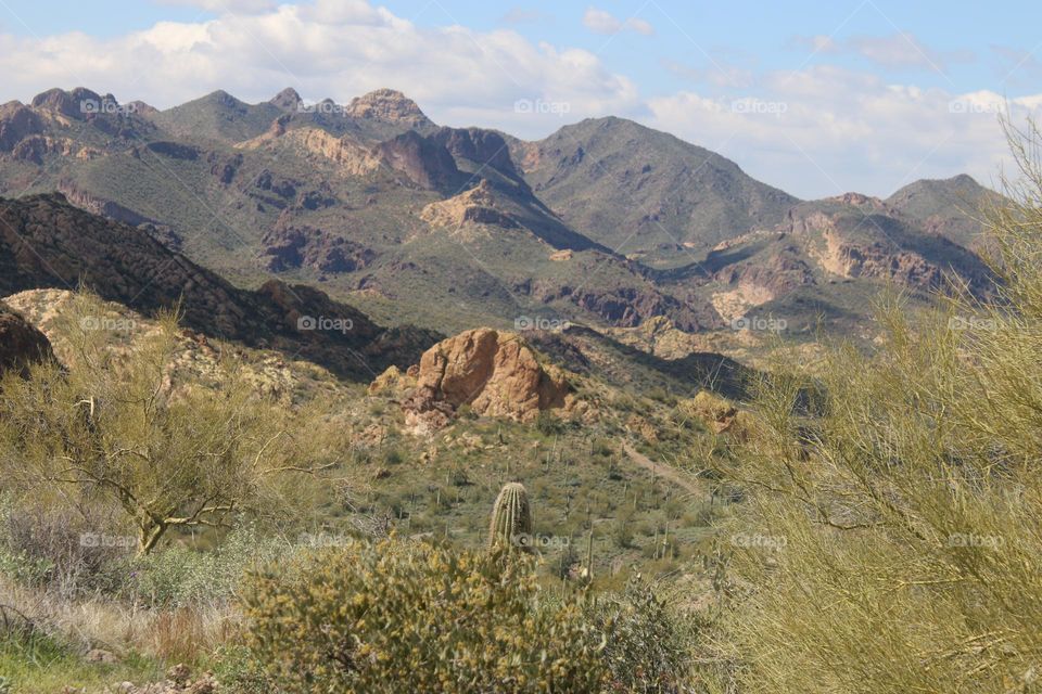 Mountains in Arizona Desert