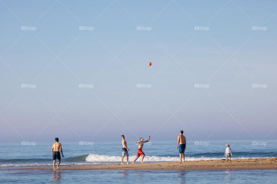 Soccer on the beach