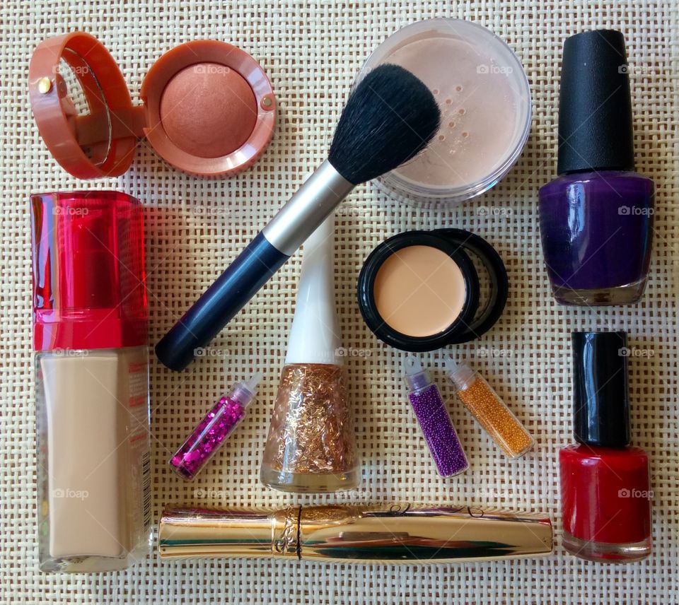 Lipstick, Brush, Make Up, Polish, Treatment