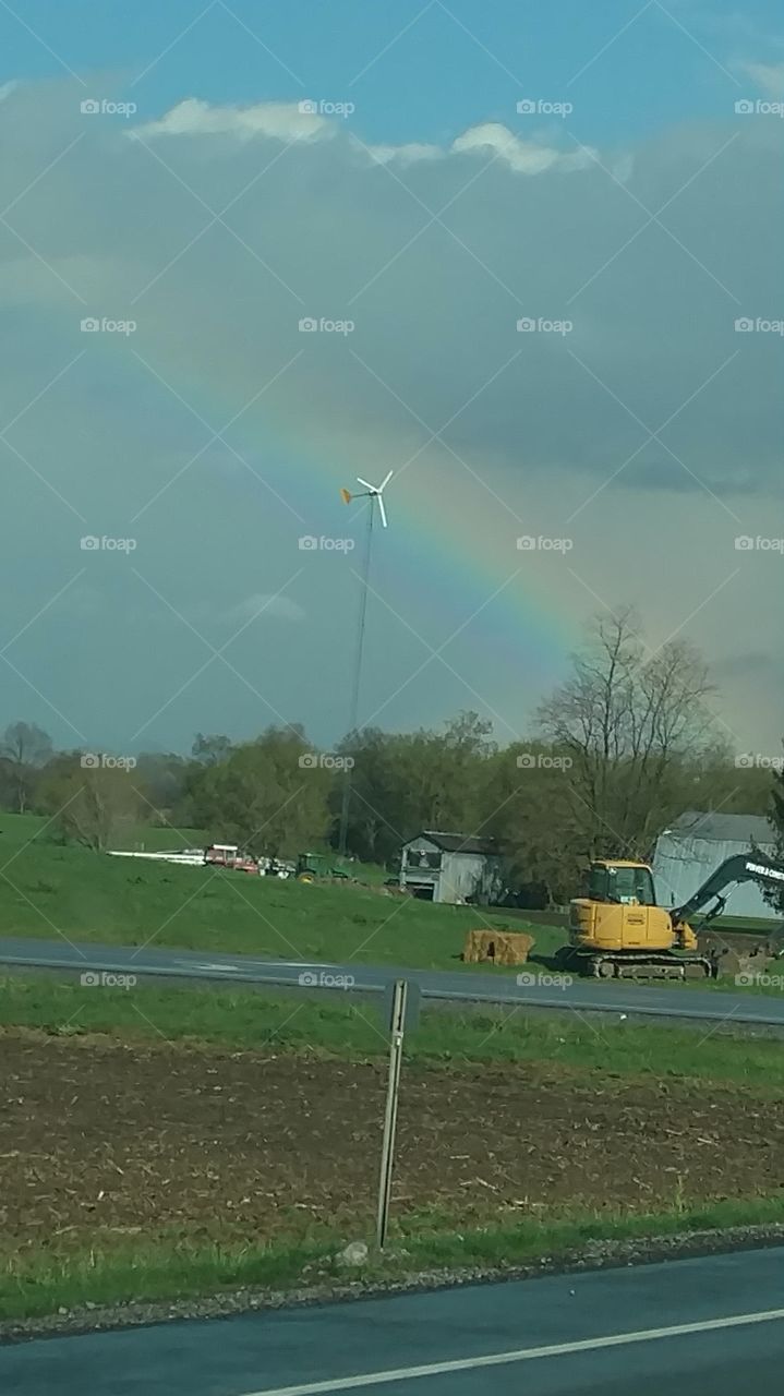 country side rainbow