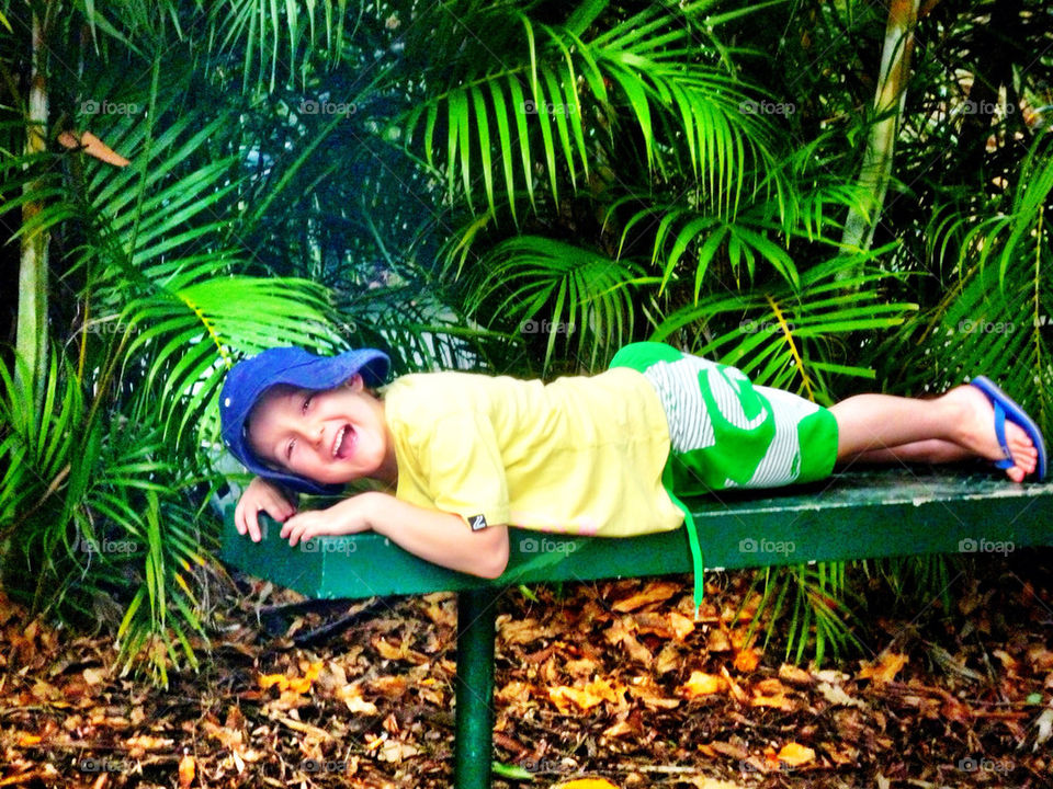 green fun boy zoo by clandra