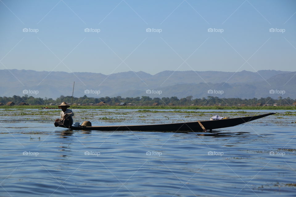 Water, River, Lake, Vehicle, Canoe