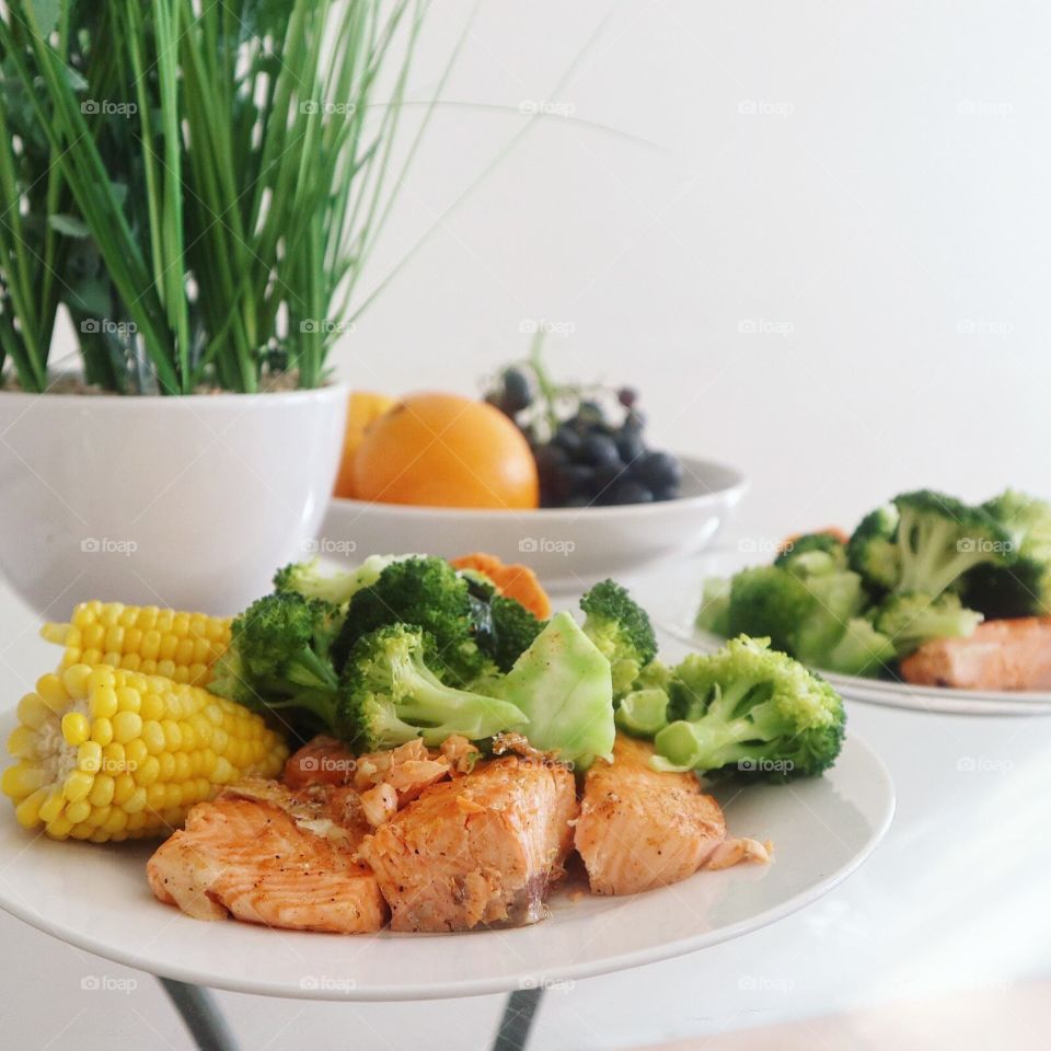 Fresh and healthy meal