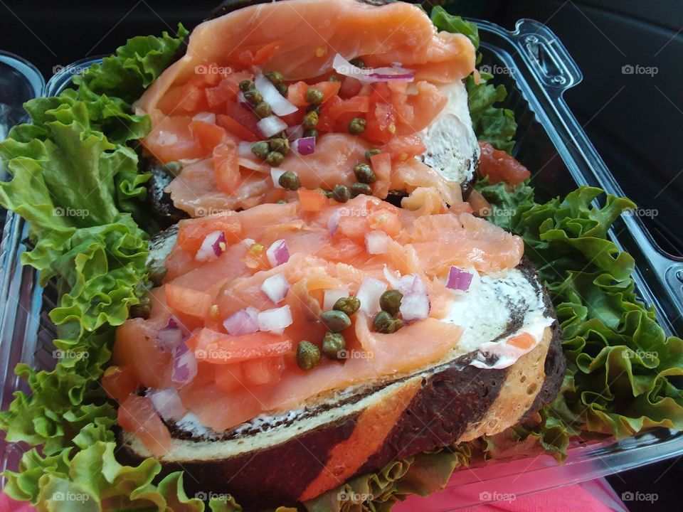 Nova Scotia Salmon with Capers