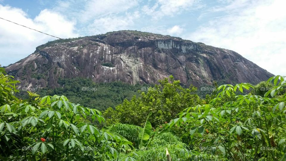 "The Kelam hill is the second largest stone in the world has a  natural view that has story value for the Dayak people in Borneo"
