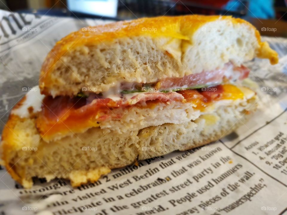 chicken bacon ranch sandwich