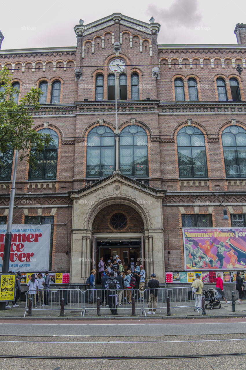 Paradiso Building At Amsterdam The Netherlands 2018. Summer Forever Festival