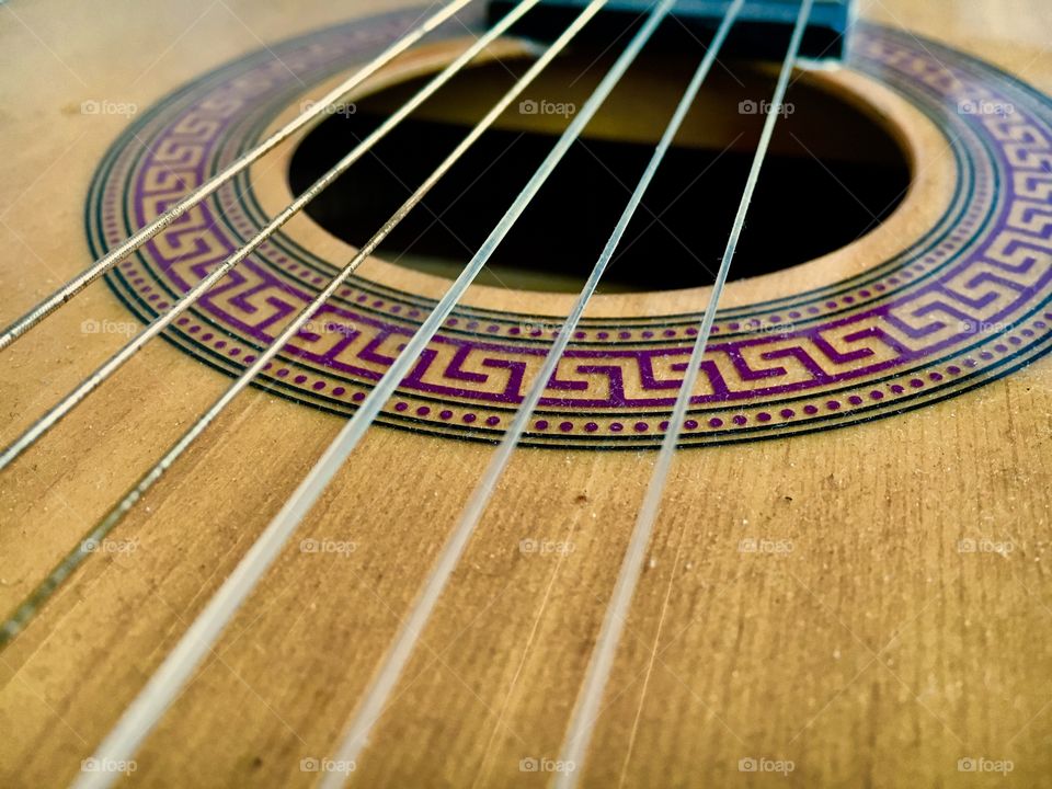 Six-String Acoustic Guitar Close-Up in February 2018