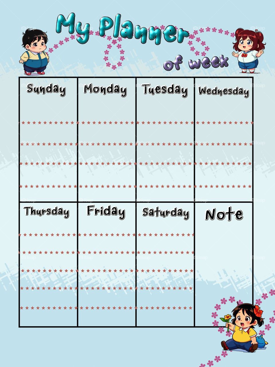 Planner Schedule appointments, take notes, meet up.