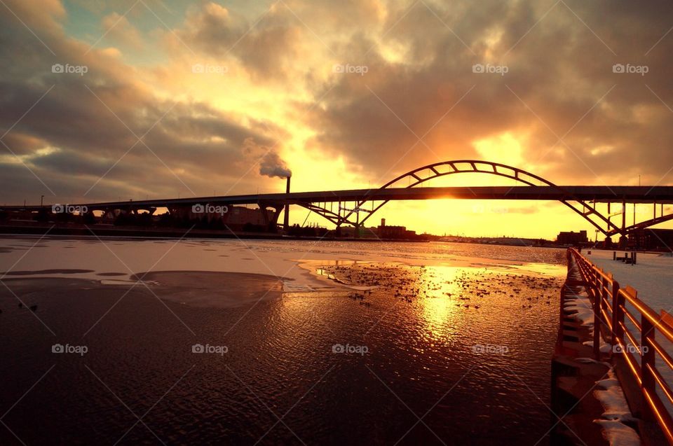 Milwaukee Harbor Sunset....