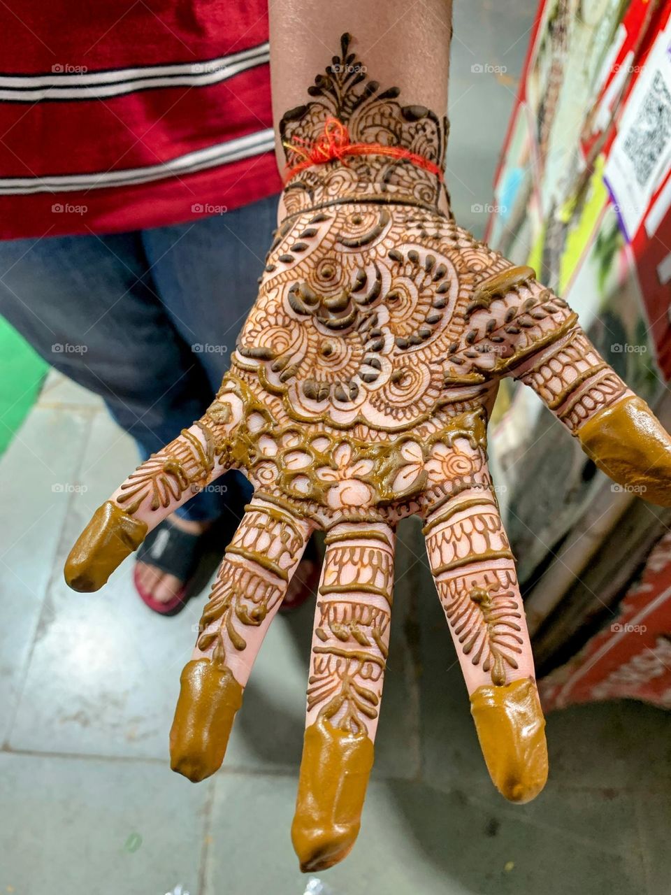 Mehandi also known as #henna #artwork used for auspicious occasions. #design #mehandi #art #marriage #festivals