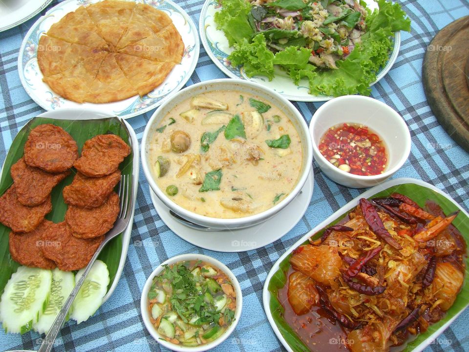 Lunch set ,Asian cuisine