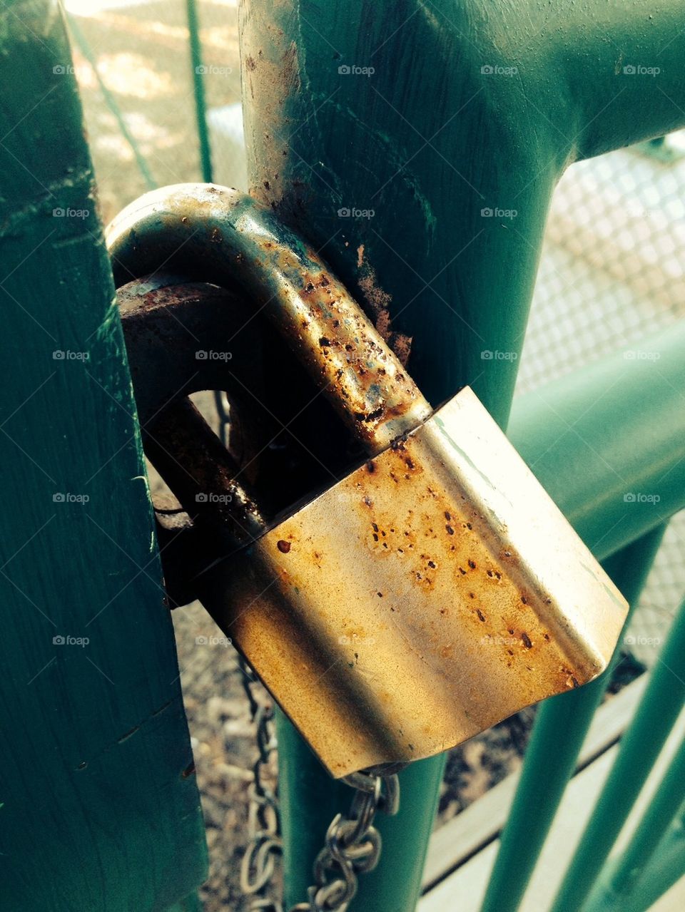 rusty lock