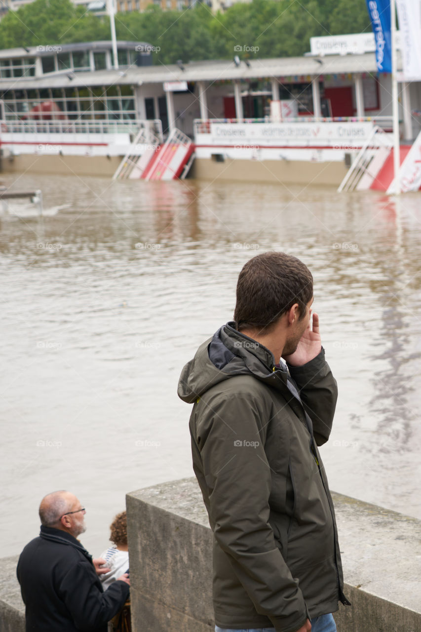 Close-up of a man looking at view