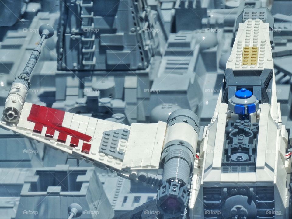 Star Wars Diorama. Death Star Trench Lego Diorama
